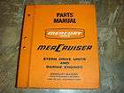 MASTER Mercury Marine MerCruiser Stern Drive Units Engi
