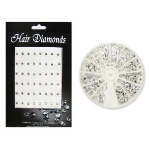   rhinestone+ 1200 Silver Moon rhinestones with 12 different shapes