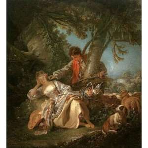  Hand Made Oil Reproduction   François Boucher   50 x 54 