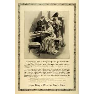  1906 Ad Ivory Soap Edwardian Fashion Women Costume Garment 