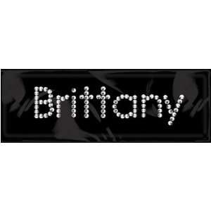  Rhinestone/Brad Name Stickers Brittany