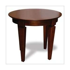   Leg with Fluting B G Furniture Champlain Oval End Table in Antiquity