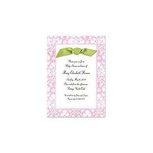  Pink Damask Baby Shower Invitations Health & Personal 