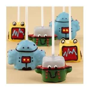 Handmade Robot Cake Pops Grocery & Gourmet Food