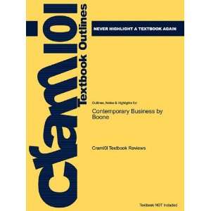  Studyguide for Contemporary Business by Boone, ISBN 