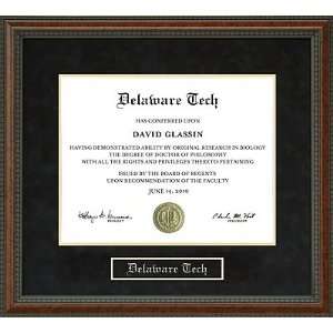  Delaware Tech (DTCC) Diploma Frame