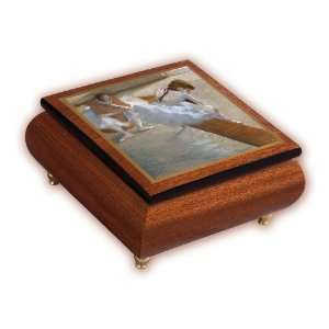  Ercolano Wooden Box with Image, Degas Dancers Resting 18 