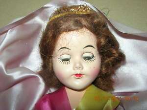 Plastic Molded Arts doll vintage 1950s 60s  