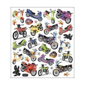  Tattoo King Multi Colored Stickers Motorcycle Mania; 6 