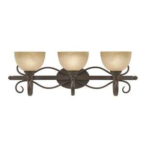  Golden Riverton PC Collection 3 Light Vanity