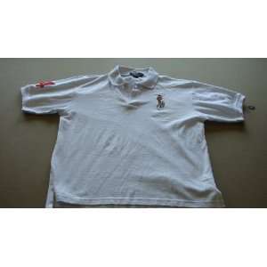  Polo Ralph Lauren Shirt size L Large White Everything 