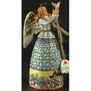  Enesco Jim Shore Mini Angel with Dove Peace Everything 