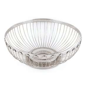  Large Round Stainless Steel Wire Basket / Fruit Bowl 