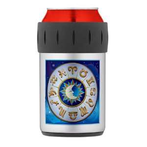  Thermos Can Cooler Koozie Zodiac Astrology Wheel 