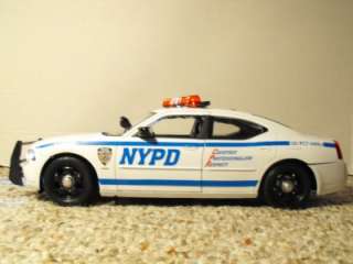 18 NYPD Police Dodge Charger Custom Lights Police Car  