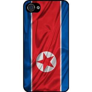  Rikki KnightTM North Korea Flag Black Hard Case Cover for 