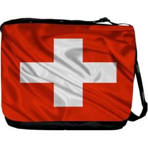  Rikki KnightTM Switzerland Flag Messenger Bag   Book Bag 