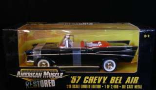 1957 Chevy Bel Air Ertl American Muscle 118 Scale  
