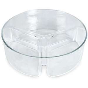  Stotter & Norse Polycarb Clear 3 Section Round Server 