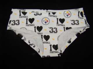 Victorias Secret PINK Pittsburgh Steelers Hipsters NWT  