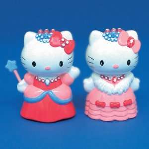  Set of 2 Pink Hello Kitty Dress Up Princess Porcelain 