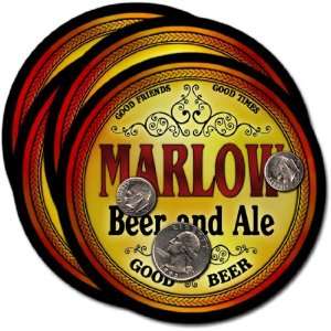  Marlow, NH Beer & Ale Coasters   4pk 