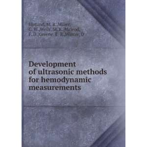  Development of ultrasonic methods for hemodynamic 