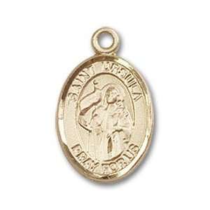  St. Ursula Small 14kt Gold Medal Jewelry