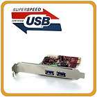 New Premium 2 port SuperSpeed USB 3.0 PCIe Card For Laptop Notebook 