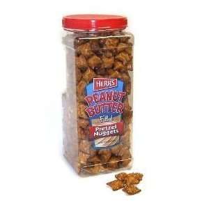 Herrs Peanut Butter Filled Pretzels   44 oz. jar  Grocery 