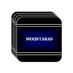  Personal Name Gift   MOUSTAKAS Set of 4 Mini Mousepad 