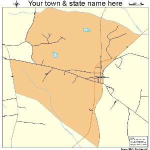  Street & Road Map of Mountville, South Carolina SC 