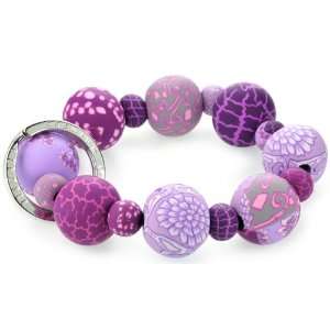   Keychain   Wrist   Lilac * Viva Bead New Clay Artisan