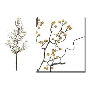 Pack Of 6 Morning Sunrise Mini Twig Berry Branches 40  