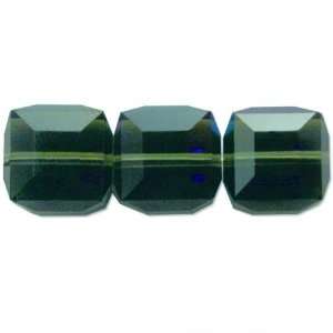  3 Morion AB Cube Swarovski Crystal Beads 5601 8mm New 
