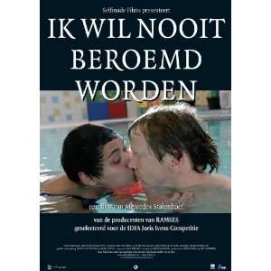 Ik wil nooit beroemd worden Poster Movie Dutch 27x40