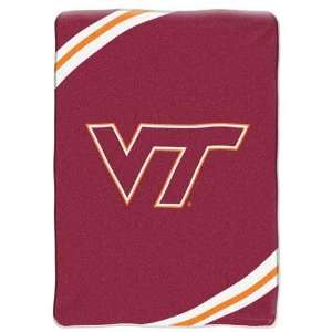  Virginia Tech Hoakies Blanket   Force 60X80 Raschel 