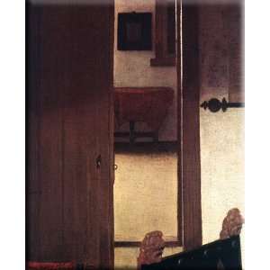   13x16 Streched Canvas Art by Vermeer, Johannes