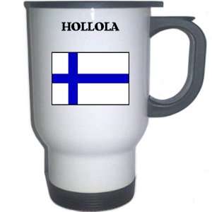  Finland   HOLLOLA White Stainless Steel Mug Everything 