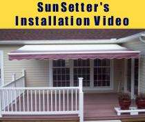 installing the wall brackets check out sunsetter s install video