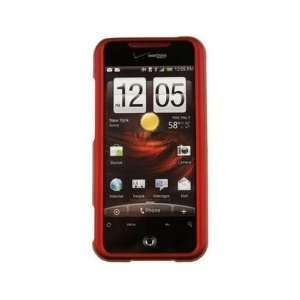  Rubberized Protector Cover Case Red for HTC Droid 