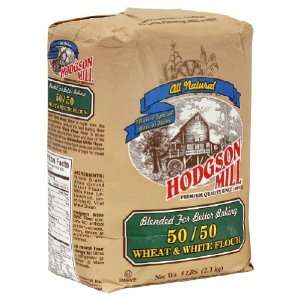  Hodgson Mill, Flour Wheat 50 50, 5 LB (Pack of 6) Health 