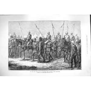  1879 ZULU WAR AMBASSADORS CETEWAYO LORD CHELMSFORD
