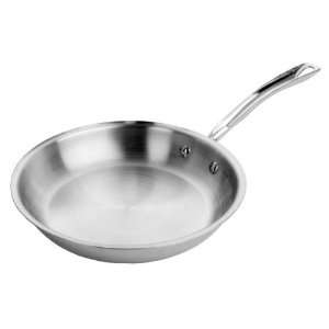  MIU France 95303 Tri Ply Stainless Steel 12 Inch Skillet 