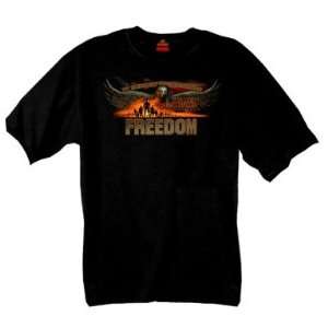  Hot Leathers Black Medium In Memory Double Sided T 