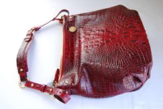 275 Brahmin Donna Shoulder Bag Crimson Melbourne  