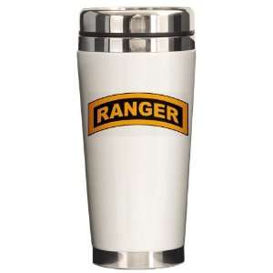  Ranger Tab Military Ceramic Travel Mug by  
