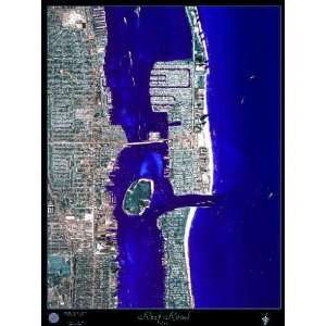  Reef Road/Palm Beach Florida 18x24 Satellite Print