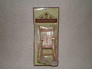 MS Mayberry Street Miniatures Dollhouse Rocking Chair  