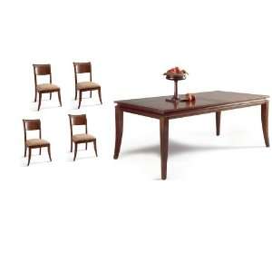  Hunts Point Leg Table with 4 Side Chairs